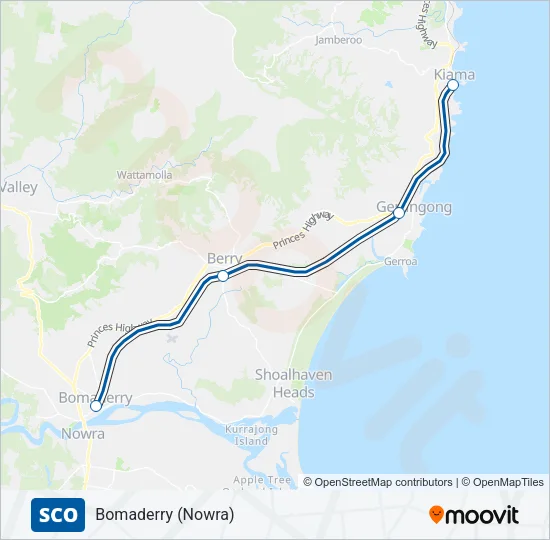 SCO Train Line Map