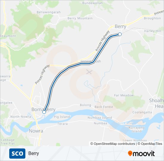 SCO train Line Map