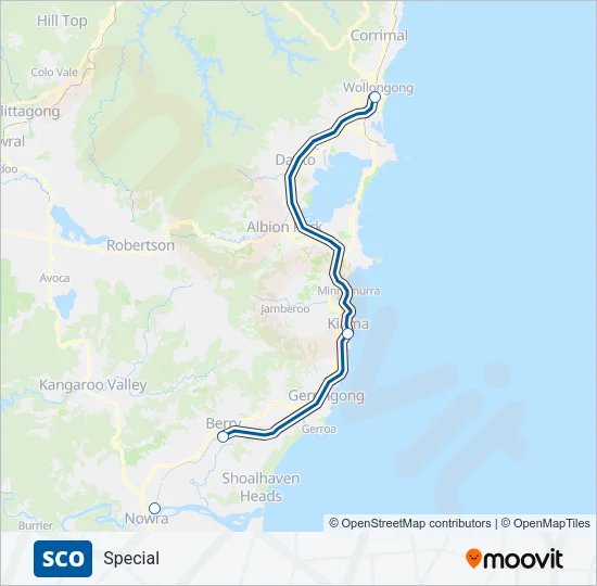 SCO Train Line Map