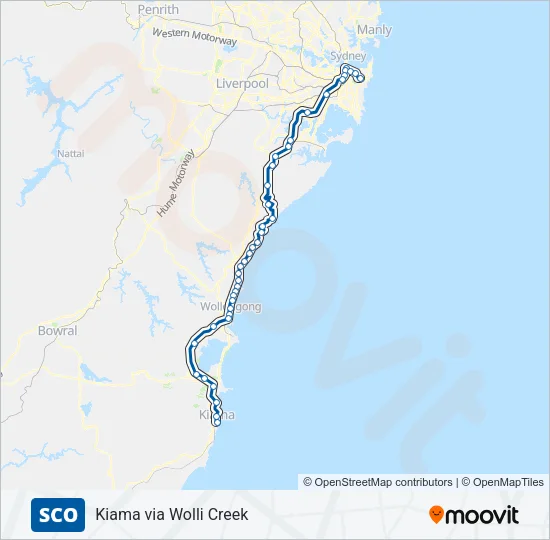 SCO Train Line Map