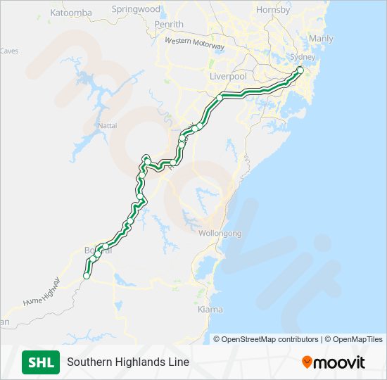 shl Route Schedules, Stops & Maps Moss Vale (Updated)