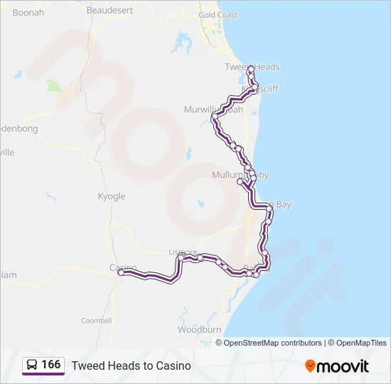 166  Line Map