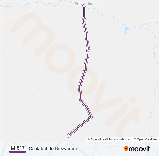 517 bus Line Map