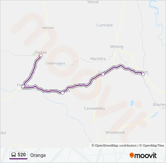 Mapa de 520 de 