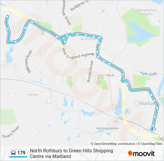 179 Route: Schedules, Stops & Maps - Rutherford (Updated)