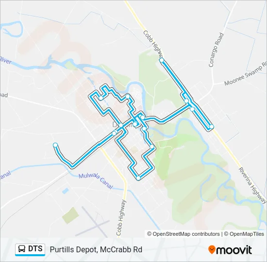 DTS Bus Line Map