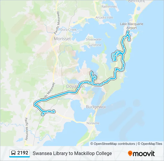 2192 Bus Line Map
