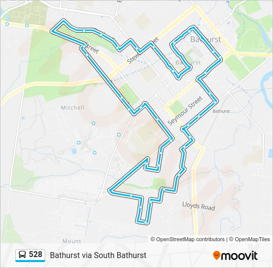 528 Route: Schedules, Stops & Maps - Bathurst via South Bathurst (Updated)