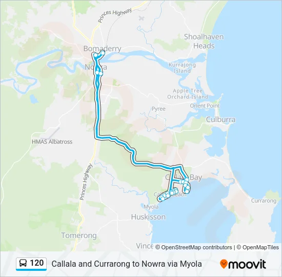 120  Line Map