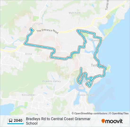 2040 Bus Line Map