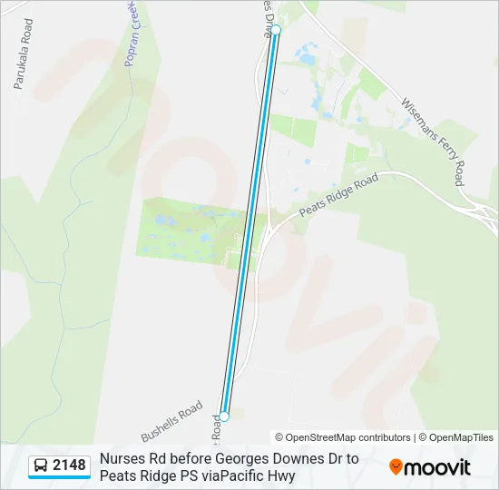 2148 Bus Line Map