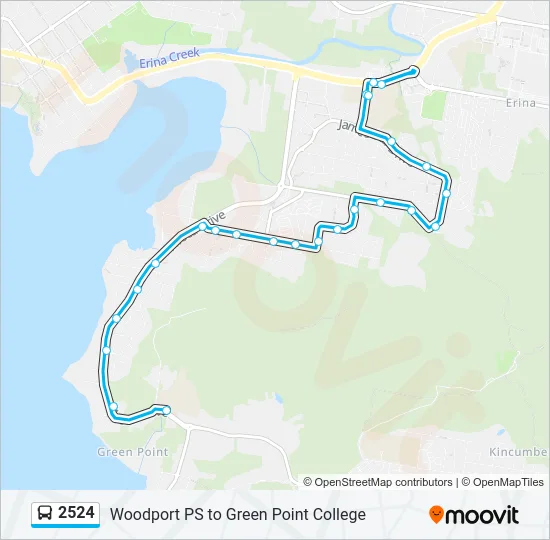 2524 Bus Line Map