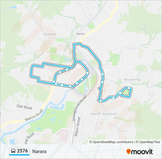 2576 Bus Line Map