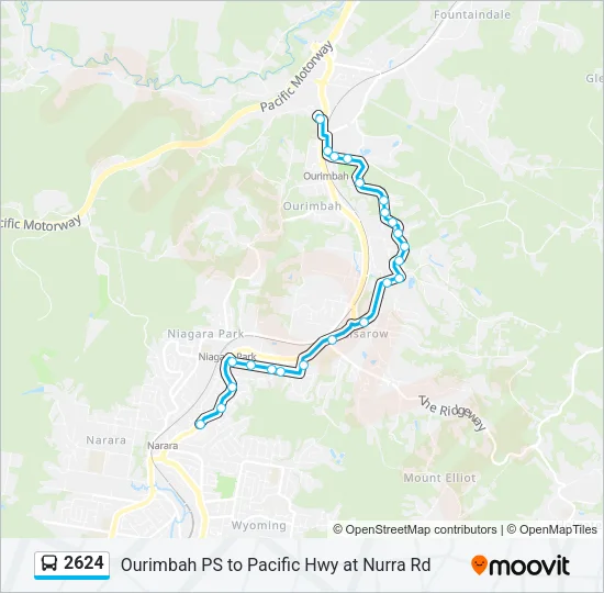 2624 Bus Line Map
