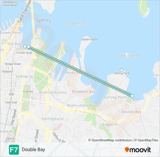 F7 Ferry Line Map