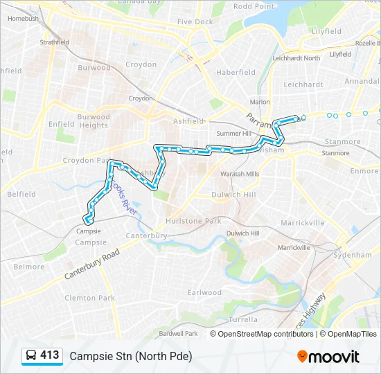 413  Line Map