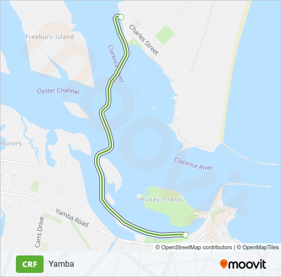 Mapa de CRF de ferry