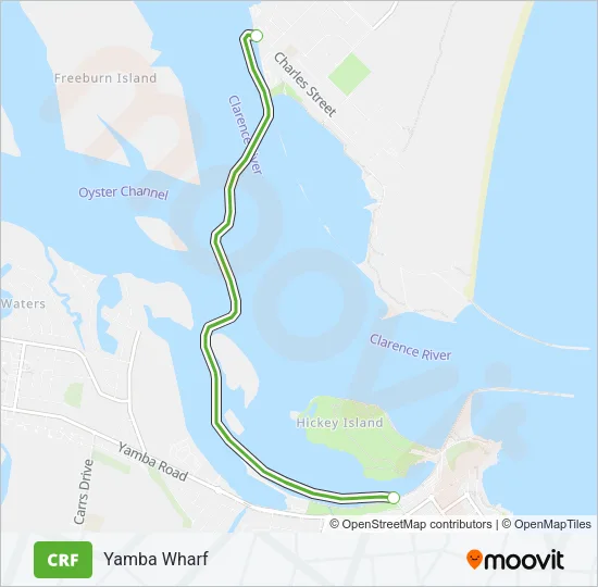 CRF Ferry Line Map