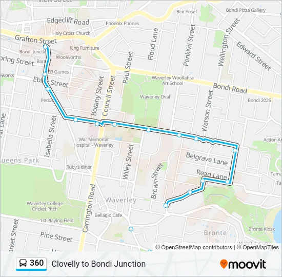 360 Bus Line Map