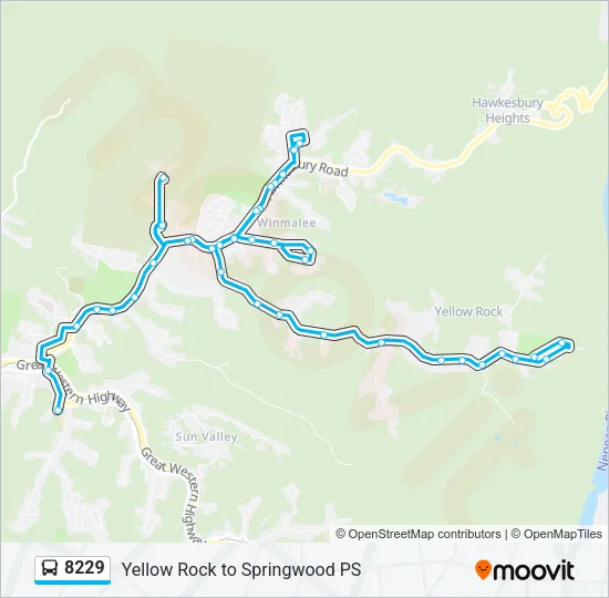 8229 Bus Line Map