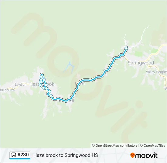 8230 Bus Line Map