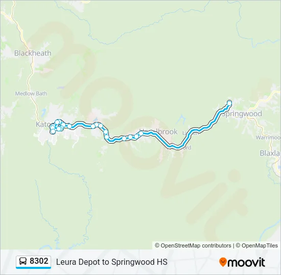 8302 Bus Line Map