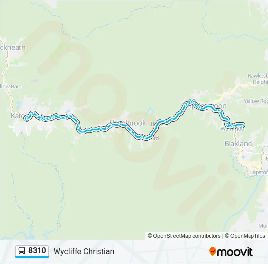 8310 Bus Line Map