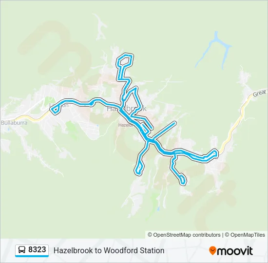 8323 Bus Line Map