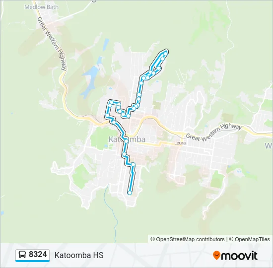 8324 Bus Line Map
