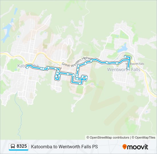 8325 bus Line Map