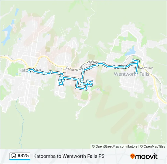 8325 Bus Line Map