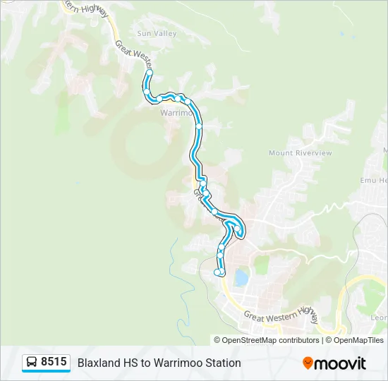 8515 Bus Line Map