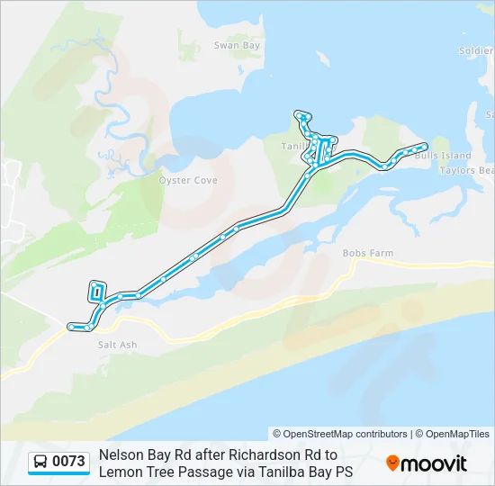 0073 Bus Line Map