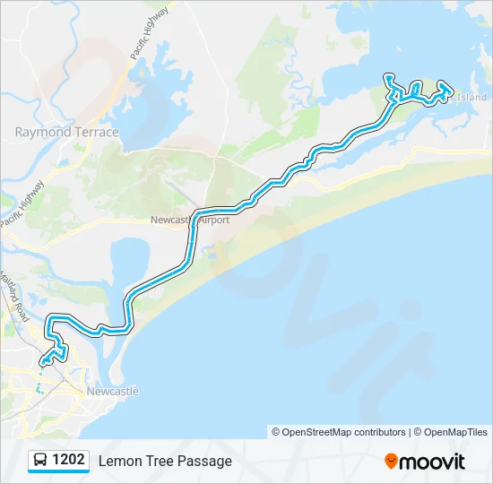 1202 Bus Line Map