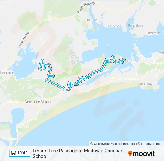 1241 Bus Line Map