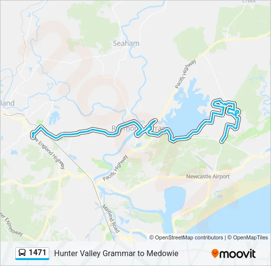 1471 Bus Line Map