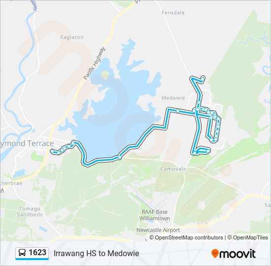 Mapa de 1623 de autobús