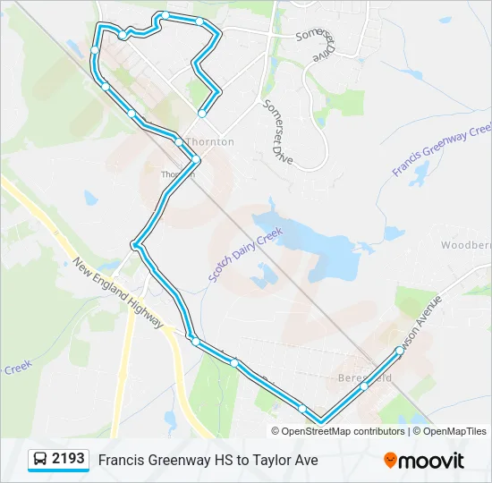 2193 Bus Line Map