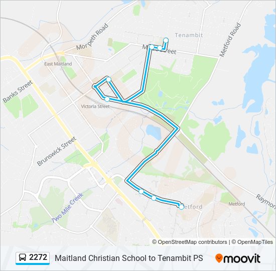 Mapa de 2272 de autobús