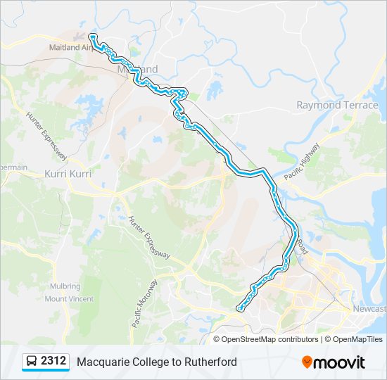 2312 bus Line Map