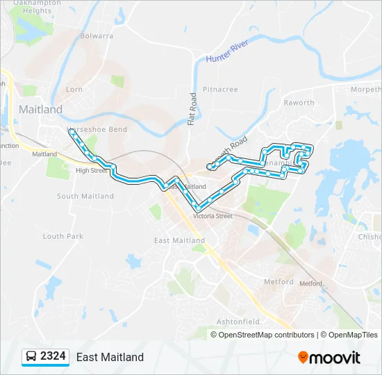 2324 Bus Line Map