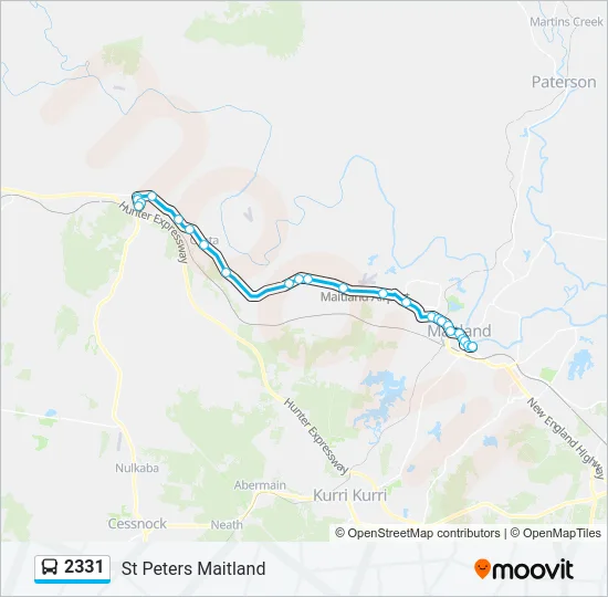 2331 Bus Line Map