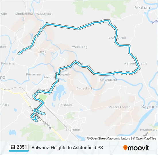 2351 Bus Line Map