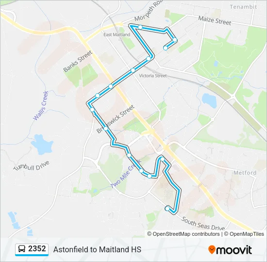 2352 Bus Line Map
