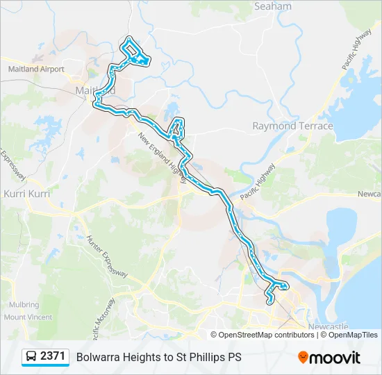 2371 Bus Line Map