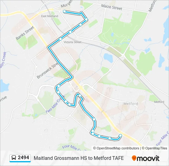 2494 Route: Schedules, Stops & Maps - Ashtonfield (Updated)