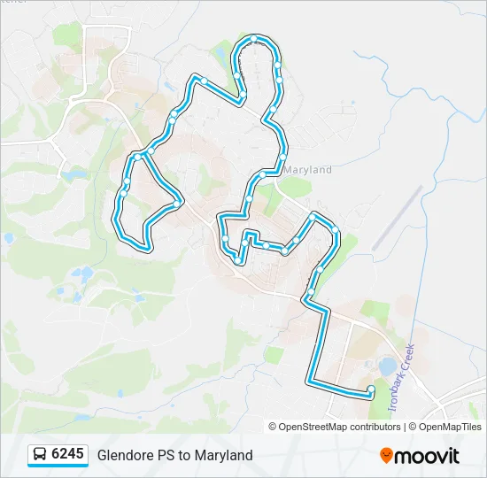 6245 Bus Line Map