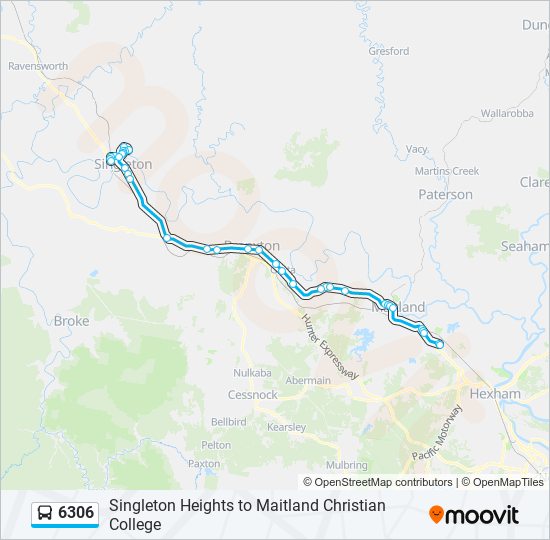 6306 bus Line Map