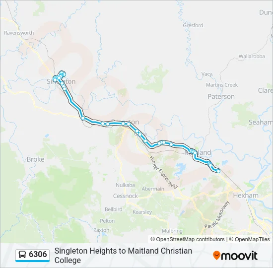 6306 Bus Line Map