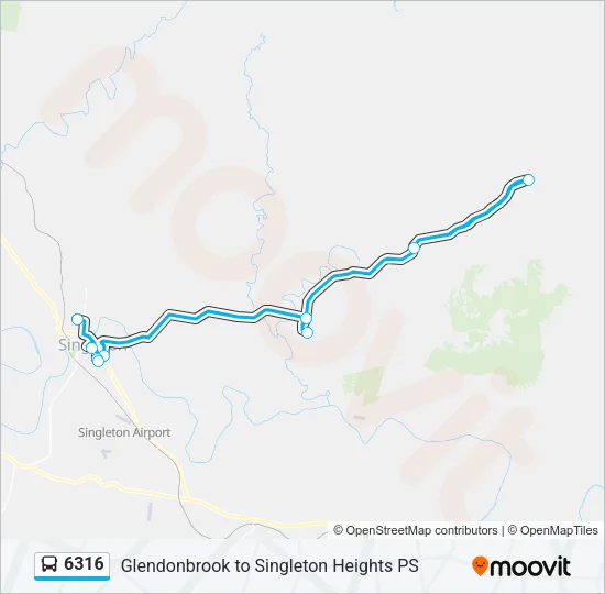 6316 Bus Line Map